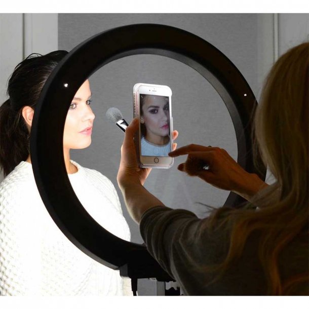 Ring light - Video / photo / beauty light - inkl. stativ